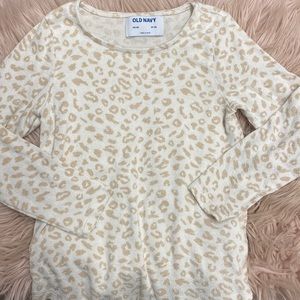 Animal Print Girls Long Sleeve
